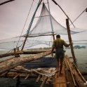 Chinese fishing nets.